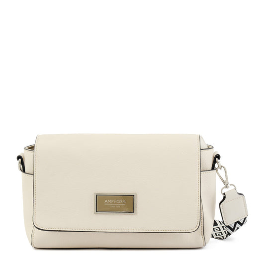 Small off-white sable shoulder bag