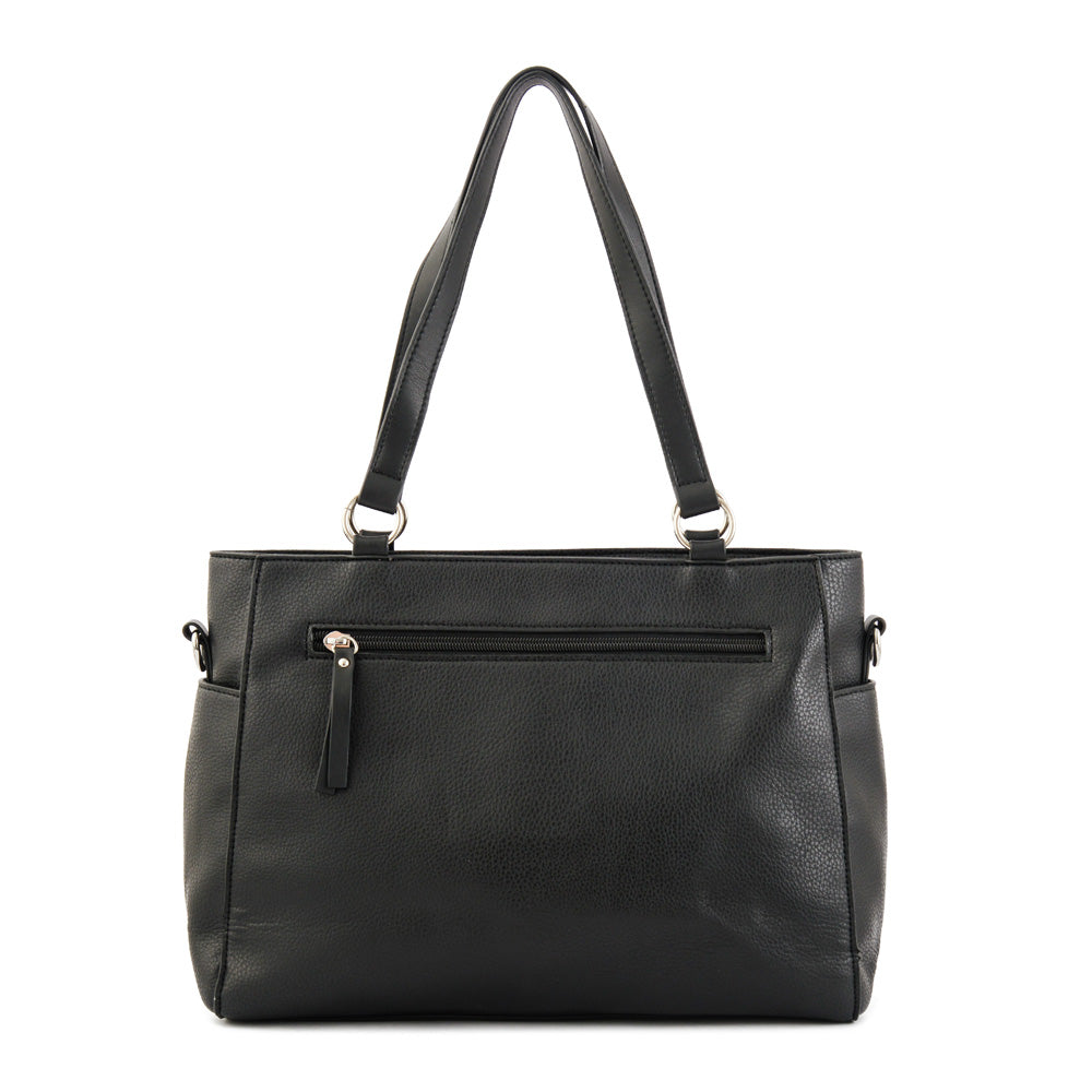 Wallet Two Handles Three divisions medium black sable