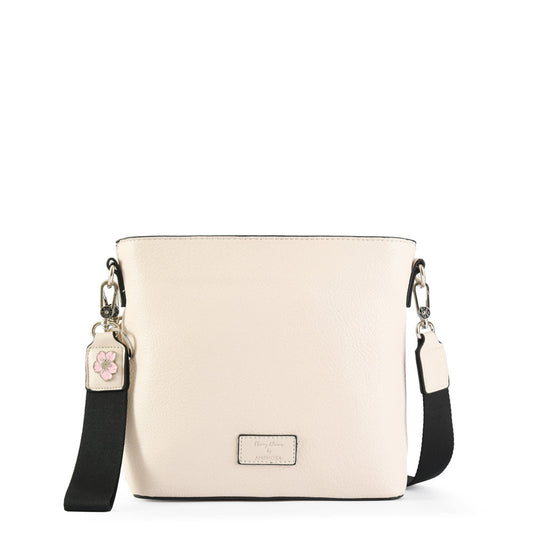 Medium off-white blossom shoulder bag