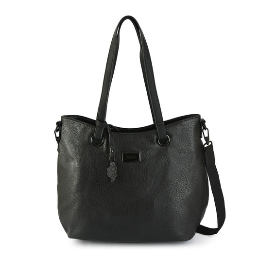 Wallet Two Handles Three medium divisions black kuza