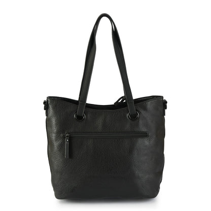 Wallet Two Handles Three medium divisions black kuza