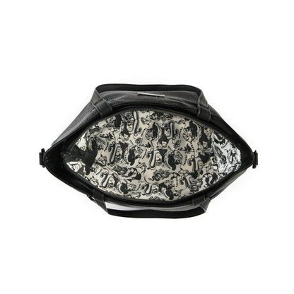 Wallet Two Handles Three medium divisions black kuza