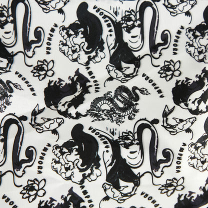 Wallet Two Handles Three medium divisions black kuza