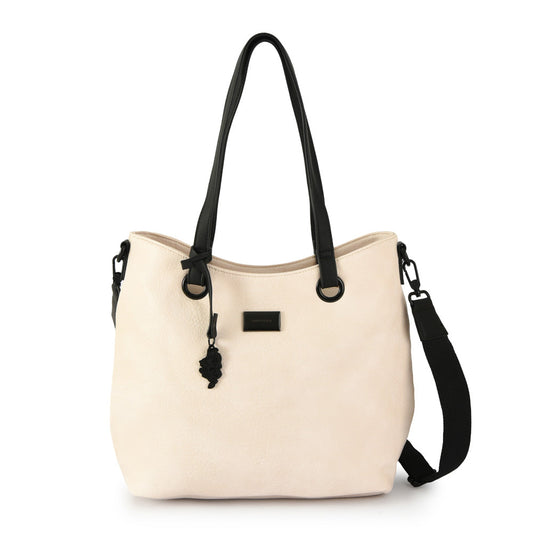 Wallet Two Handles Three medium divisions white kuza