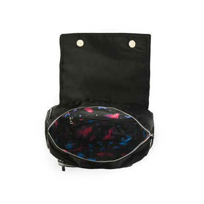 Betta Black Medium Lid Backpack