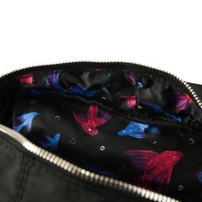 Betta Black Medium Lid Backpack