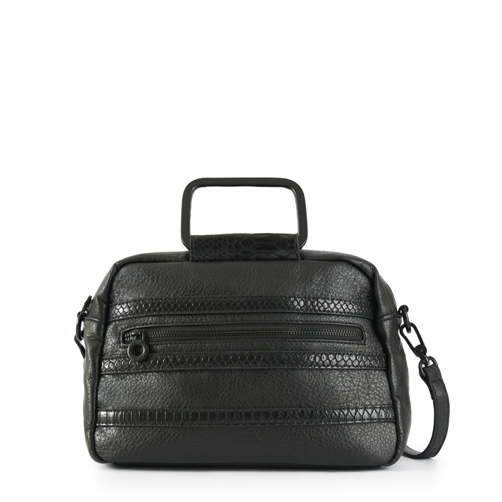 Hundert medium black crossbody wallet