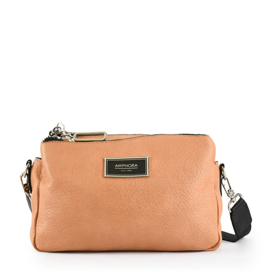 Becky camel medium crossbody bag