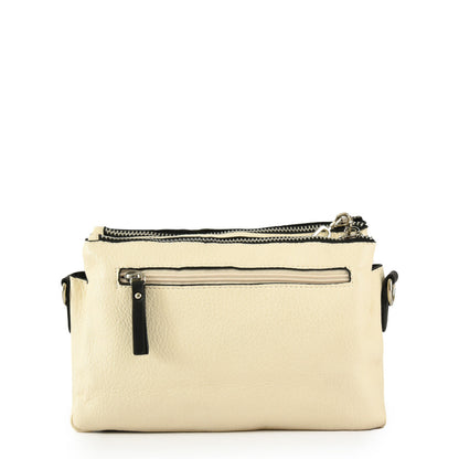 Becky medium ecru white crossbody bag