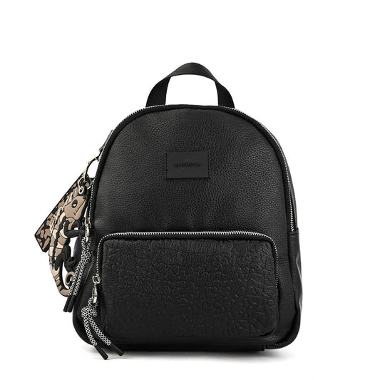 Small Exotic Black Backpack