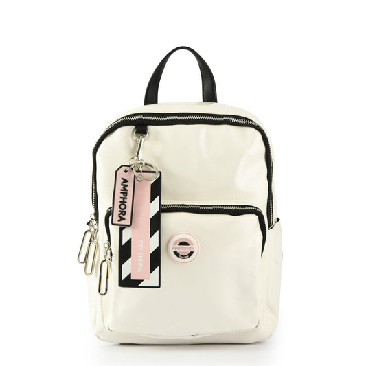 Anne-Claire Medium Backpack White