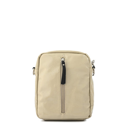 Anne-Claire beige small crossbody bag