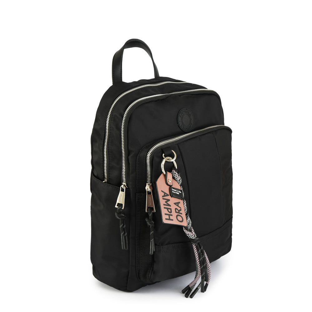 Riz Black Medium Backpack