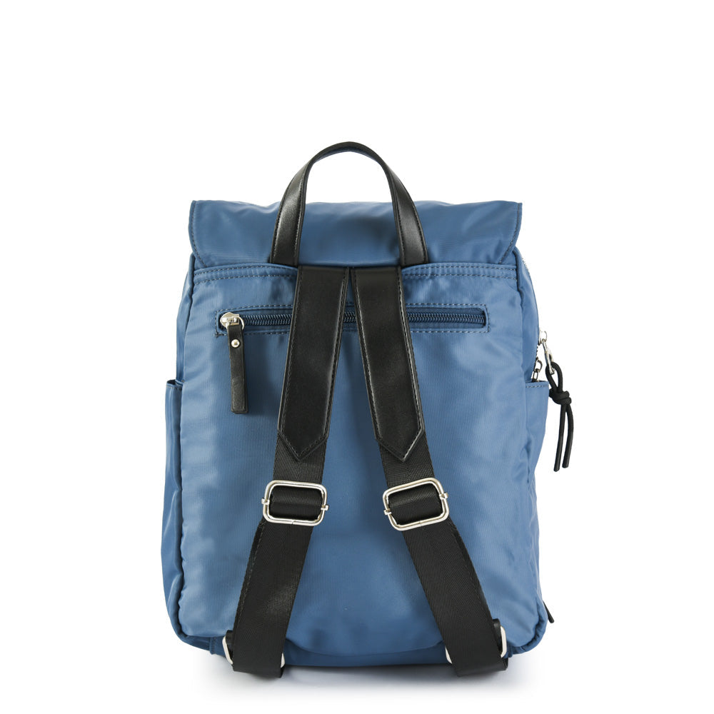 Adabella Blue Medium Lid Backpack