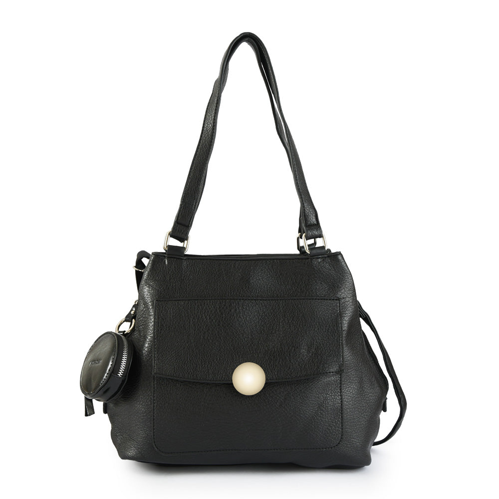 Wallet Two Handles Three medium divisions bremen black