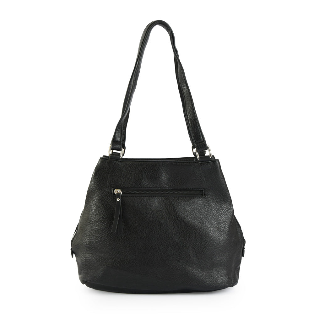 Wallet Two Handles Three medium divisions bremen black