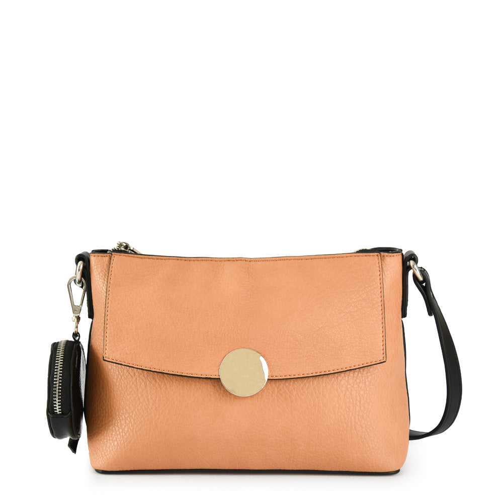 Camel bremen crossbody bag