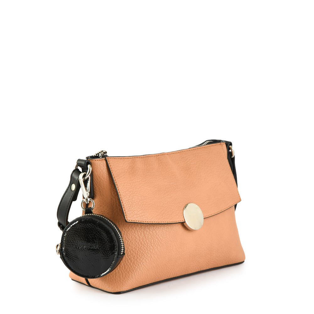 Camel bremen crossbody bag