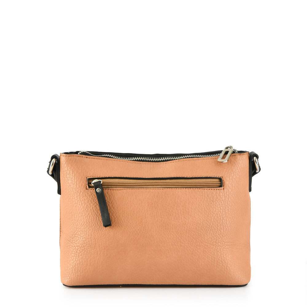 Camel bremen crossbody bag