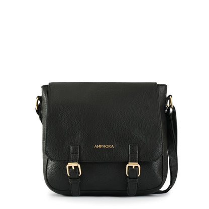 Medium black aimar crossbody wallet