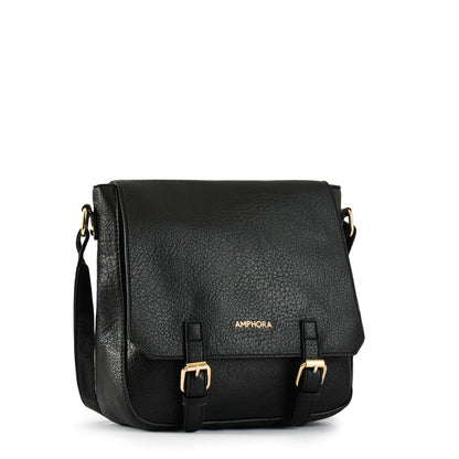 Medium black aimar crossbody wallet