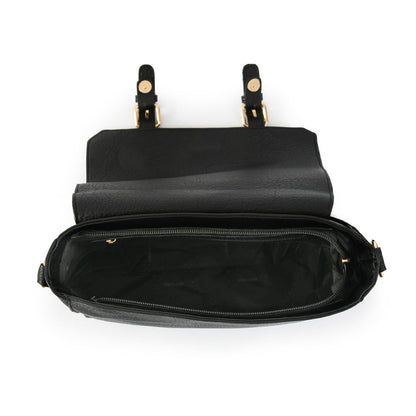 Medium black aimar crossbody wallet