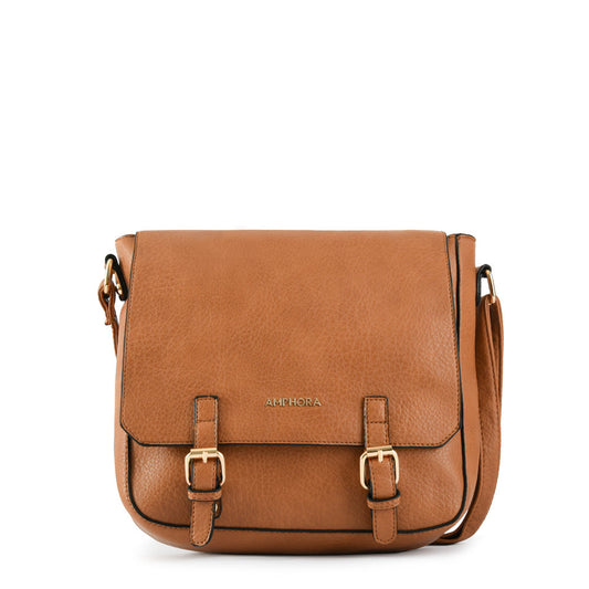 Medium beige aimar crossbody wallet