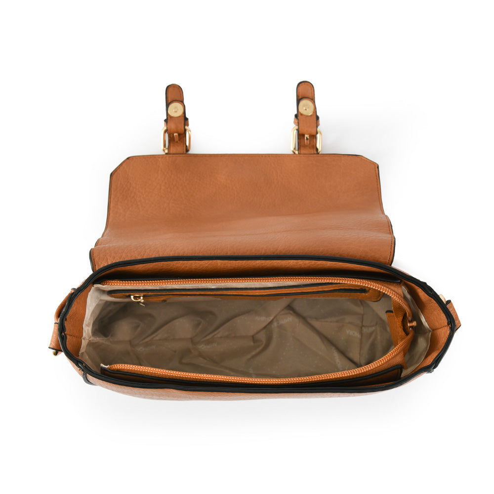 Medium beige aimar crossbody wallet