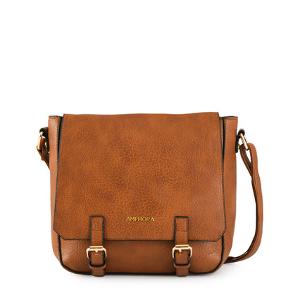 Medium Brown Aymar Shoulder Bag