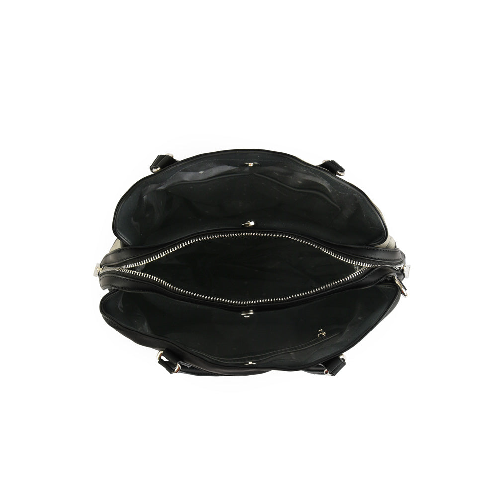 Wallet Two Handles Three divisions medium bridget black