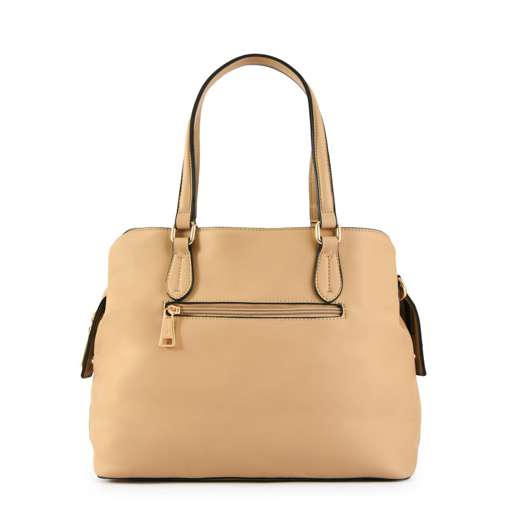 Wallet Two Handles Three medium divisions bridget beige