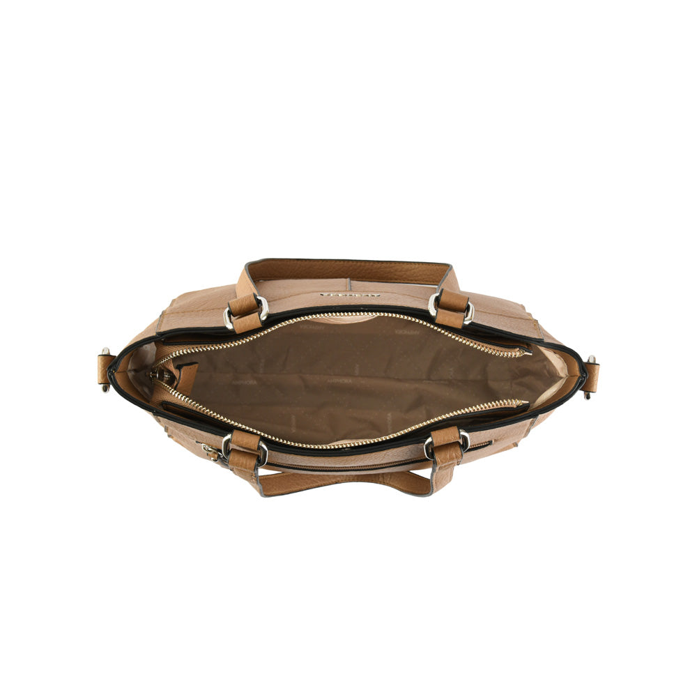 Wallet Two Handles Three large divisions leroux taupe