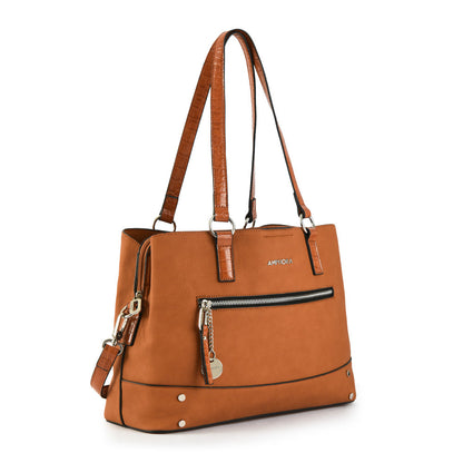 Wallet Two Handles Three large guillot divisions camel