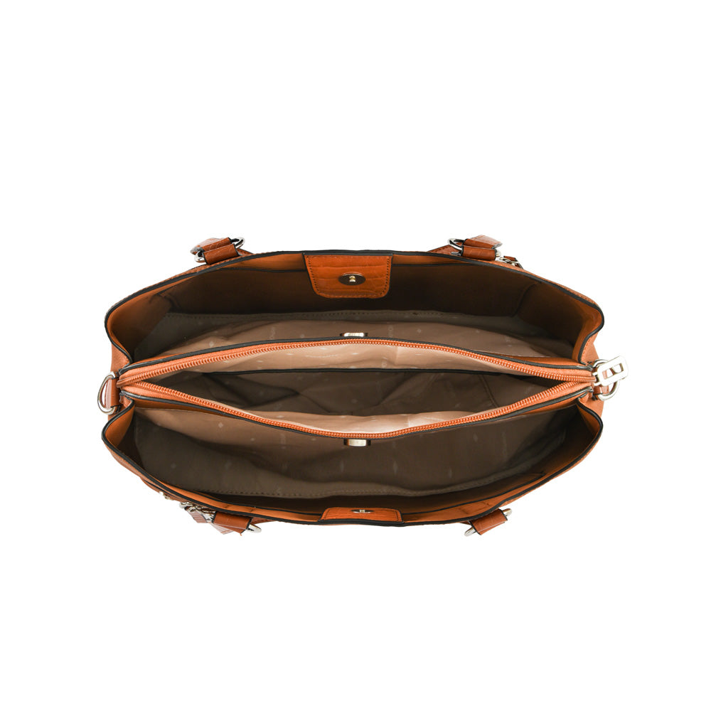 Wallet Two Handles Three large guillot divisions camel