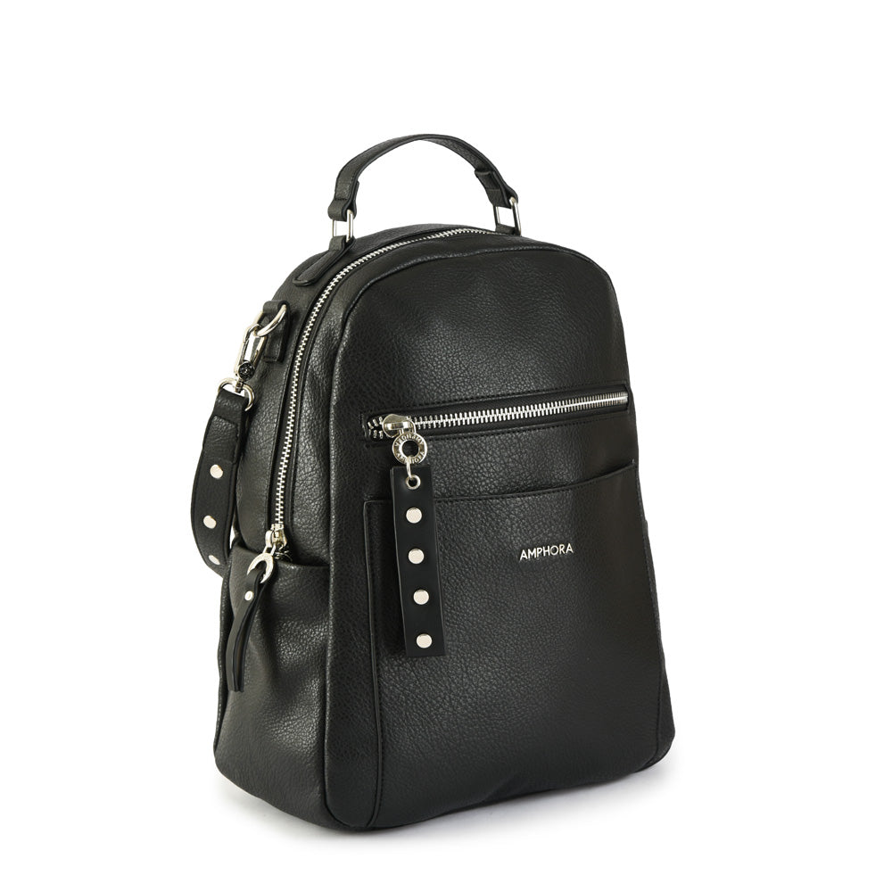 Large Carpentier Black Backpack