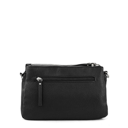Medium black carpentier crossbody wallet