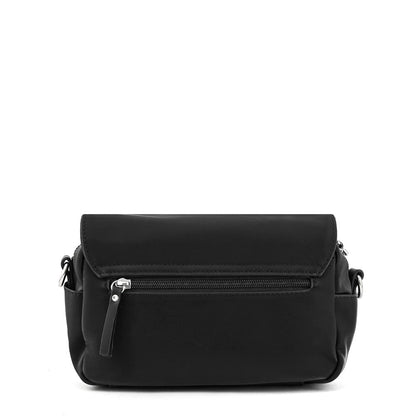 Black royer medium crossbody wallet