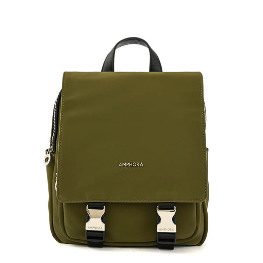 Royer Large Lid Backpack Olive Green