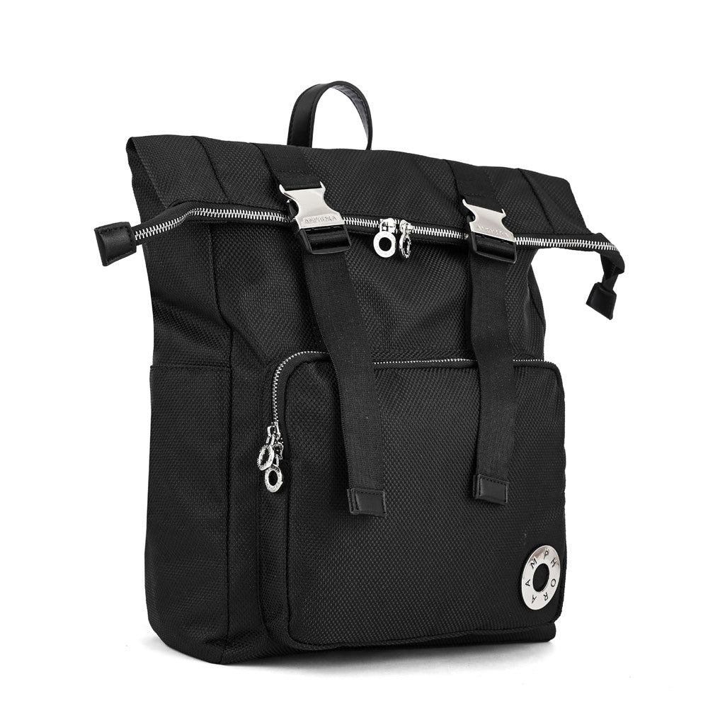 Large Russo Black Backpack