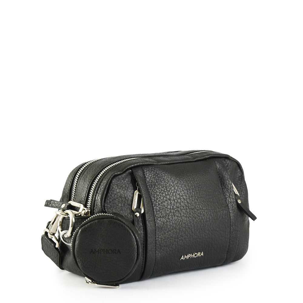 Dumas medium black shoulder bag