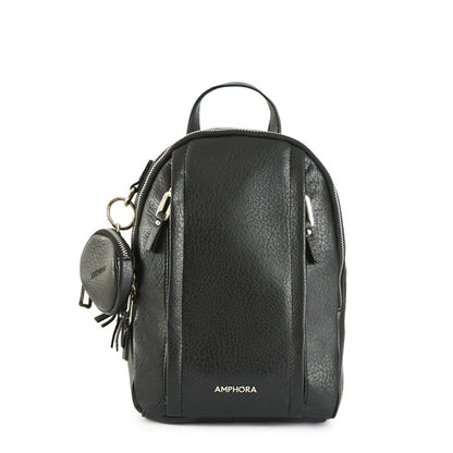 Dumas Medium Black Backpack