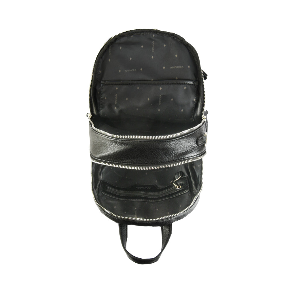 Dumas Medium Black Backpack