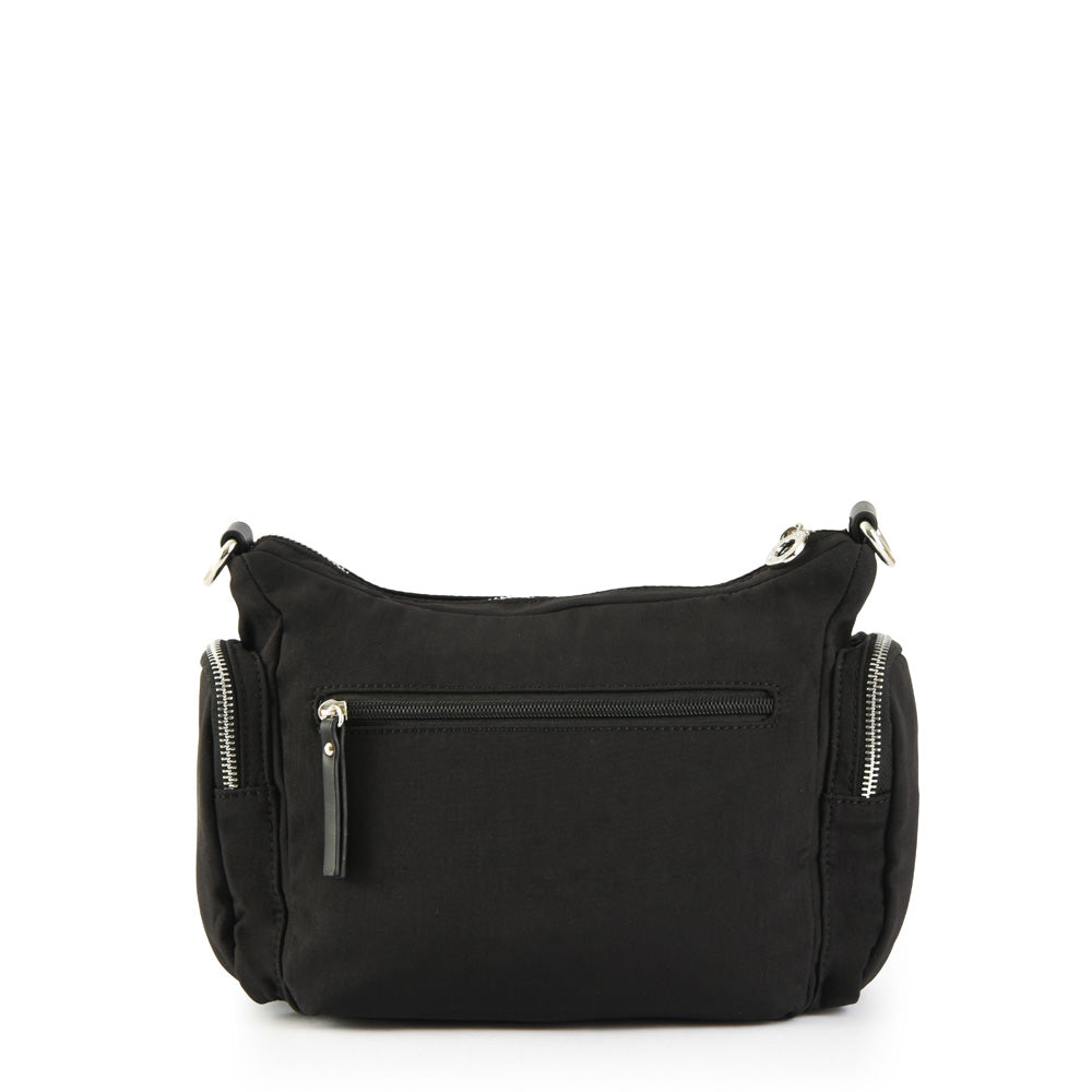 Marty Black Medium Crossbody Wallet