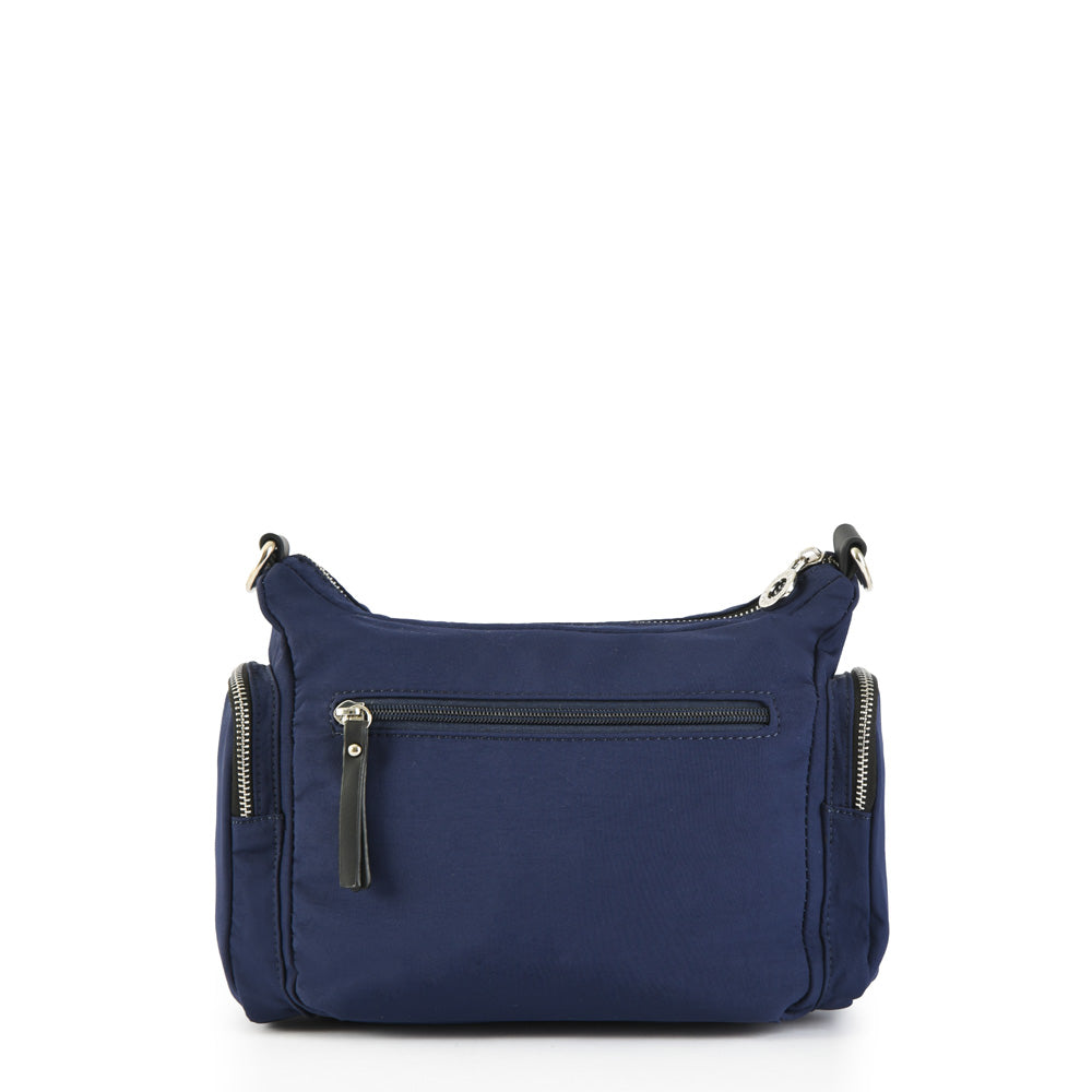 Dark blue marty medium crossbody wallet