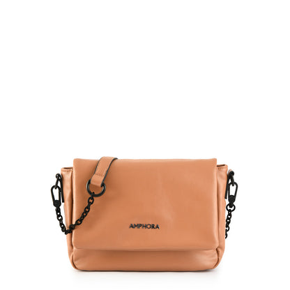 Medium aubry camel crossbody bag