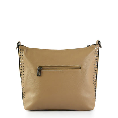 Large Baily taupe crossbody bag