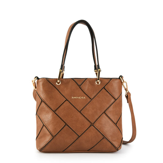 Deluca medium brown two handle wallet