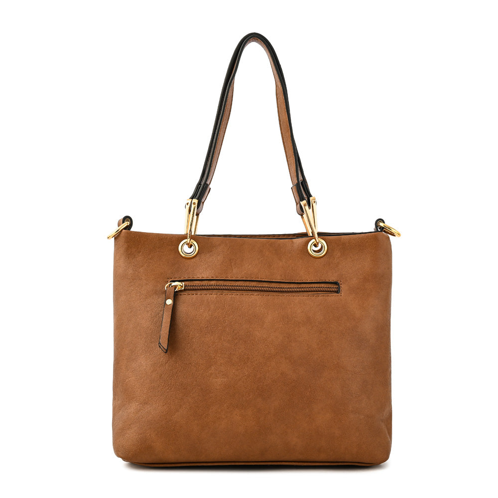 Deluca small brown shoulder bag