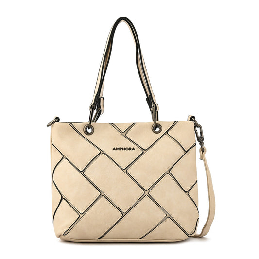 Deluca small off-white shoulder bag