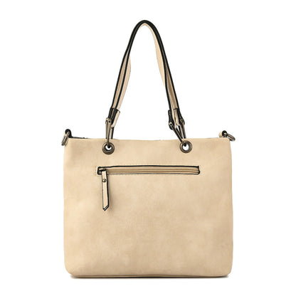 Deluca small off-white shoulder bag
